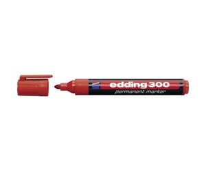 Edding 300 4-300002 Marqueur permanent rouge résiste à l'eau: oui