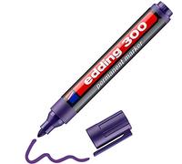 edding Marqueur permanent 300 – violet – pointe ronde 1,5–3 mm – sèche vite – 1 stylo