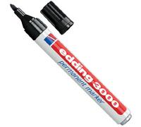 Edding 3000 Marqueur Indélébile Noir 10 Pièces