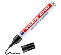 edding Marqueur permanent E-3000 Noir Pointe ronde 1,5-3 mm