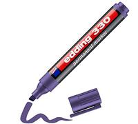 edding Marqueur permanent 330 - violet - pointe biseautée 1-5 mm - sèche vite, résistant à l'eau