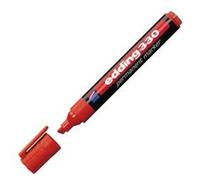 Edding 330 Marqueurs Permanents À Pointe Biseautée 1-5mm - Rouge - 10pcs