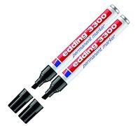 Edding 3300 Marqueur permanent rechargeable 1-5 mm, 1 - 5 mm, 2 x noir., 2