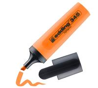 Edding 345 surligneurs - orange - 1 stylo - Pointe biseautée 2-5 mm - parfait pour des marquages et des surlignages lumineux de textes et notes