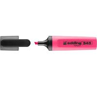 edding 345 surligneurs - rose - 1 stylo - Pointe biseautée 2-5 mm - parfait pour des marquages et des surlignages lumineux de textes et notes, Unité