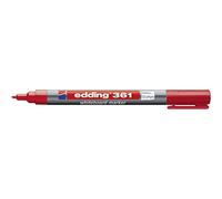 Edding 361 4-361002 Marqueur tableau blanc rouge