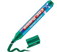 EDDING - 383 marqueur Flipchart avec pointe biseautée, verte Largeur de tracé: 1 - 5 mm (04 383 004)