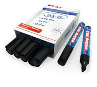 Edding 383 Paperboard Marqueur Stylo - 1-5mm - Pointe Biseautée - Noir - Paquet