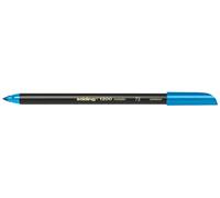 edding 1200 feutre de coloriage métallique - bleu métallisé - 1 stylo - pointe ronde 1-3 mm - pour colorier, écrire, dessiner avec effets métalliques brillants - pour livres d'or, cartes de vœux