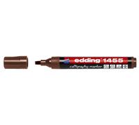 Edding 4-1455018 1455 Stylo calligraphique en fibre - 1-5 mm, brun foncé