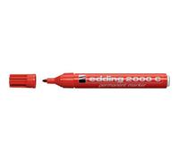 Edding 4-2000C 002 Marqueur permanent rouge à pointe terne 10 pièce(s)