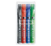 Edding 4-2000C-4 Marqueur Permanent 1,5-3mm Assortiment De 4