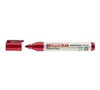 edding Marqueur indélébile 4-21 002 – Pointe ogive 1,5–3 mm – Rouge – Pack de 10