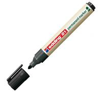 Edding 4-21001 21 Marqueur permanent EcoLine - 1,5 - 3 mm, noir, rechargeable