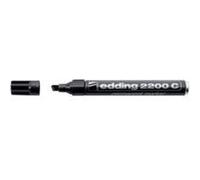 Edding 4-2200C 001 marqueur indélébile Pointe biseautée Noir 10 pièce(s) G
