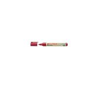 Edding 4-28002 28 Marqueur de tableau EcoLine - rechargeable, 1,5 - 3 mm, rouge