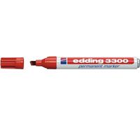 edding 4-3300002 Stylo feutre Sharpie 3300 rouge 10pcs