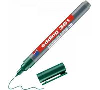 Edding 4-361004 361 Marqueur pour tableaux blancs - rechargeable, 1 mm, vert