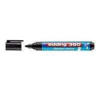 Edding 4-380 001 marqueur 1 pièce(s) Pointe ogive Noir noir G