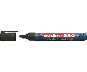 Edding 4-380001 Marqueur pour tableau à feuilles mobiles 380 pointe ronde 1.5 - 3 mm noir