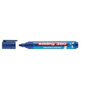 edding - Flipchart marker 380, pointe ogive, bleu Bleu
