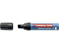 Edding 4-388001 Marqueur pour tableau à feuilles mobiles Flipchartmarker pointe biseau 4 - 12 mm noir 1 pc(s)