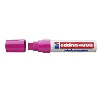 Edding 4090 4-4090069 Marqueur craie rose fluorescent 4 mm, 15 mm