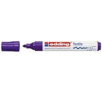 Edding 4-4500008 4500 Marqueur pour textiles creative - pointe ogive, 2-3 mm, violet