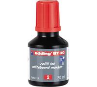 Edding 4-BT30002 BT 30 Recharge - pour marqueurs pour tableaux blancs, 30 ml, rouge
