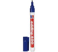 edding Marqueur permanent 400, Pointe ogive 1 mm, Bleu
