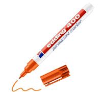 edding 400 permanent marker - orange - 1 pen - fine round tip 1 mm - waterproof,