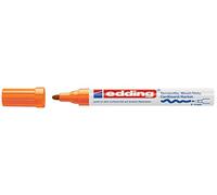 edding 4000 Marqueur peinture à encre mate - 1 marqueur - pointe ogive 2-4 mm - orange - pour écrire et décorer sur surfaces rugueuses, foncées ou poreuses - idéal pour terre cuite, carton, bois