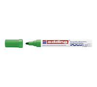 edding 4000 Marqueur peinture à encre mate - 1 marqueur - pointe ogive 2-4 mm - vert - pour écrire et décorer sur surfaces rugueuses, foncées ou poreuses - idéal pour terre cuite, carton, bois