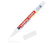 Marqueur effaçable craie Edding 4085 pointe ogive fine de 1 à 2 mm blanc