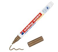 edding 4085 Marqueur craie liquide - cuivre - 1 feutre craie liquide - pointe ronde 1-2 mm - feutre craie effacable pour écrire sur les vitres,le verre - feutre craie ardoise aux couleurs opaques