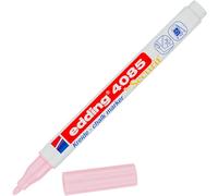 edding 4085 Marqueur craie liquide - rose pastel - 1 feutre craie liquide - 1-2 mm - feutre craie effacable pour écrire sur les vitres,le verre - feutre craie ardoise aux couleurs opaques