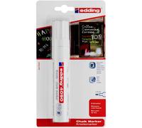 Edding 4090 4-4090-1-1049 Marqueur craie blanc 4 mm, 15 mm