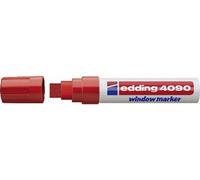 Edding 4090 4-4090002 Marqueur craie rouge 4 mm, 15 mm
