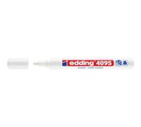 Edding 4095 4-4095049 Marqueur craie blanc 2 mm, 3 mm