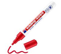 Edding 4095 4-4095002 Marqueur craie rouge 4 mm, 15 mm