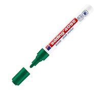edding 4095 Marqueur craie liquide - vert - 10 feutres craie liquide - pointe ronde 2-3 mm - feutre craie effacable pour écrire sur les vitres,le verre - feutre craie ardoise aux couleurs opaques