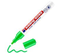 Edding 4095 Marqueur craie liquide - vert clair - 1 feutre liquide - pointe ronde 2-3 mm - feutre craie effacable pour écrire sur les vitres,le verre - feutre ardoise aux couleurs opaques