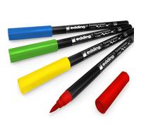 Edding 4200 Feutre À Porcelaine 1-4mm Paquet De 4 Tons Primaires