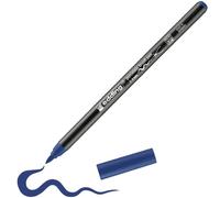 Edding 4200 Feutre pointe pinceau pour porcelaine - bleu acier - 1 stylo - pointe pinceau 1-4mm - pour peindre et décorer la céramique, porcelaine - va au lave-vaisselle, encre opaque, séchage rapide