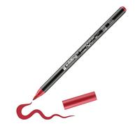 edding 4200 Feutre pointe pinceau pour porcelaine - carmin - 1 stylo - pointe pinceau 1-4 mm - pour peindre et décorer la céramique, porcelaine - va au lave-vaisselle, encre opaque, séchage rapide