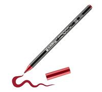 edding 4200 Feutre pointe pinceau pour porcelaine - cramoisi - 1 stylo - pointe pinceau 1-4 mm - pour peindre et décorer la céramique, porcelaine - va au lave-vaisselle, encre opaque, séchage rapide