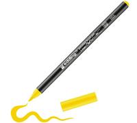 Edding 4200 Feutre pointe pinceau pour porcelaine - jaune - 1 stylo - pointe pinceau 1-4 mm - pour peindre et décorer la céramique, porcelaine - va au lave-vaisselle, encre opaque, séchage rapide