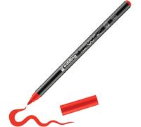 Edding 4200 Feutre Pointe Pinceau Pour Porcelaine - Rouge - 1 Stylo - Pointe Pinceau 1-4 Mm - Pour Peindre Et Décorer La Céramique, Porcelaine -Va Au Lave-Vaisselle, Encre Opaque, Séchage Rapide,Unité
