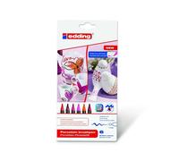 Edding 4200 Marqueurs Pour Porcelaine Avec Pinceaux En Trois Couleurs