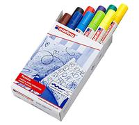 edding Marqueur pour textiles 4500 – étui 10 couleurs (basic), pointe ronde 2–3 mm, lavable 60 °C